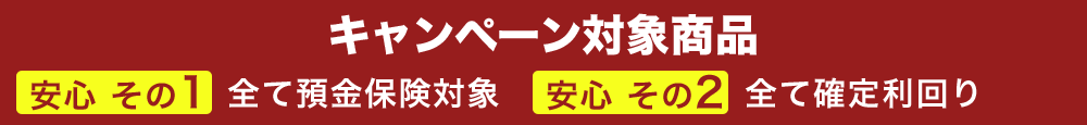 キャンペーン対象商品